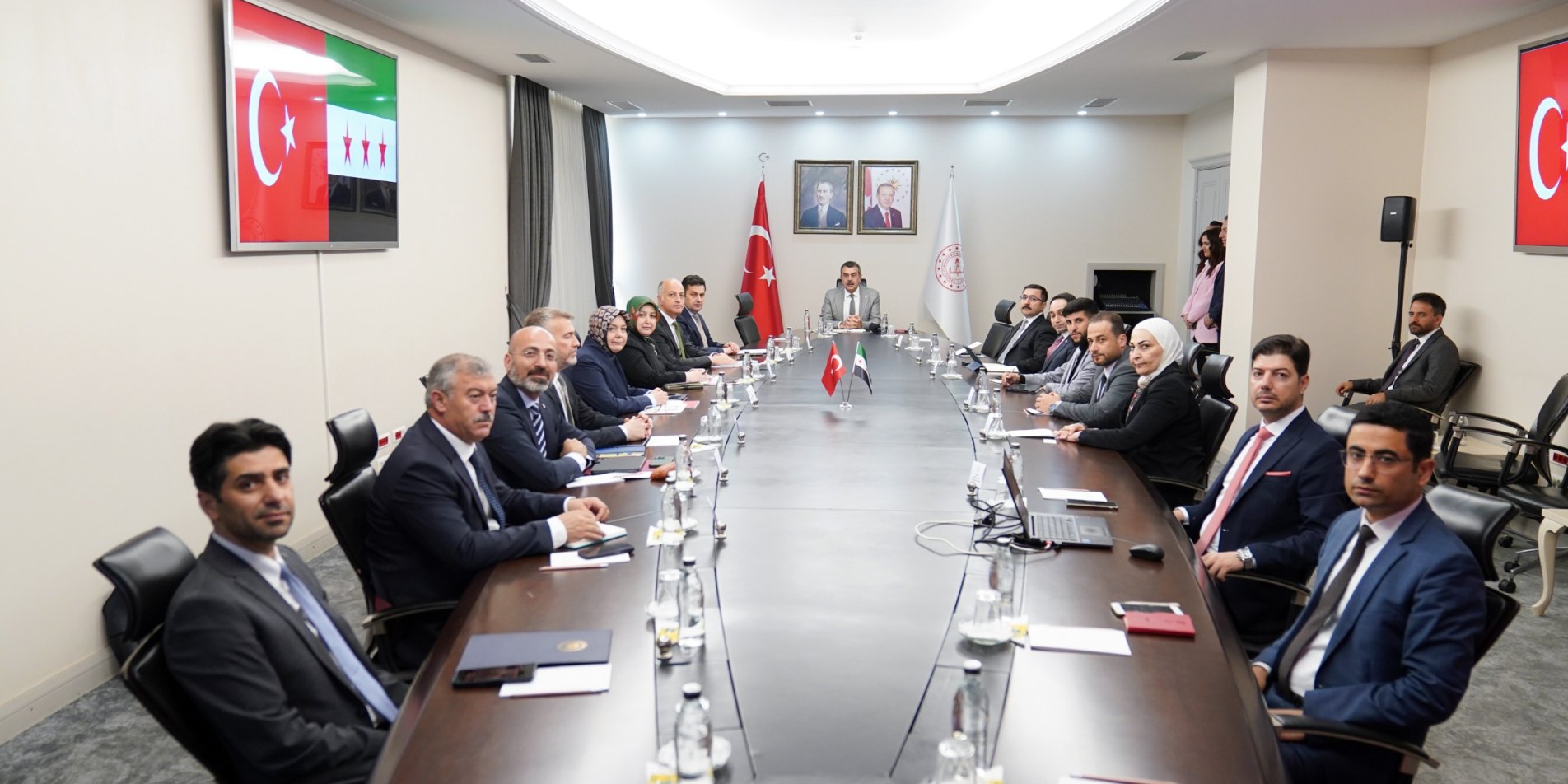 BAKAN TEKİN, SURİYE EĞİTİM BAKANLIĞI İLE İŞ BİRLİĞİ DEĞERLENDİRME TOPLANTISINDA HİTAP ETTİ